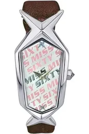 Miss Sixty Quarzuhr SCJ003, Lederband, schlicht