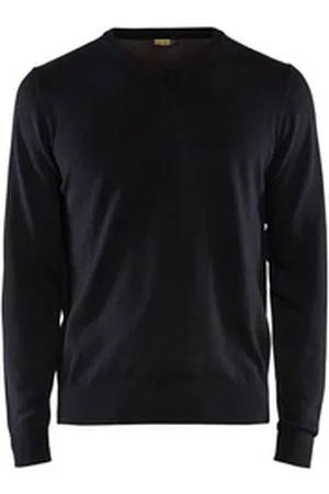 BLAKLADER BLÅKLADER V-Ausschnitt-Pullover 3590 2122 (1-tlg) blau S