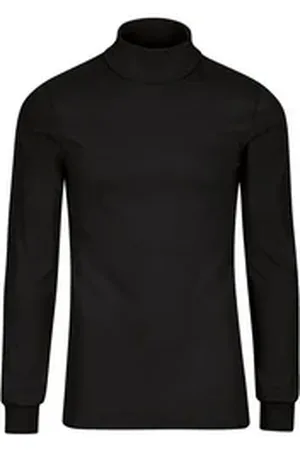 Trigema Rollkragenshirt Langarm Ski- und Sport-Rollkragenpullover (1-tlg) schwarz 152