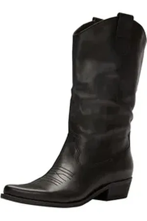 Felmini Stiefel Leder Bikerboots schwarz 39 EU
