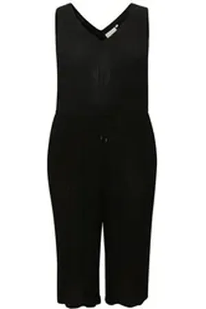 Kaffe Jumpsuit Overall KCisma Große Größen schwarz 54