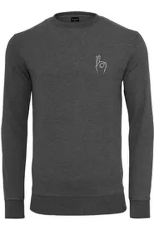 Mister Tee Rundhalspullover Easy Sign Crewneck grau XL