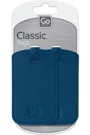 Go Travel Reisaccessoires Taschenanhänger Classic Tags PVC blau