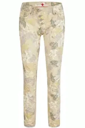 Buena Vista Skinny-fit-Jeans gelb L