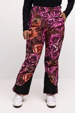 Ulla Popken Funktionshose Skihose orange 48