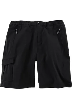ABRAXAS Bermudas Outdoor Bermuda schwarz Gummibund Übergröße schwarz 8XL