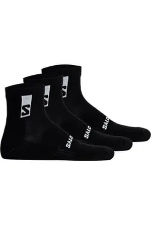 Salomon Sportsocken Unisex Socken 3er Pack Baumwolle EVERYDAY ANKLE 3P (Packung, 3er Pack) schwarz 39-41