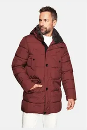 New Canadian Steppjacke mit abnehmbarem Innenkragen rot 24