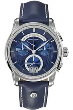 Bruno Söhnle BRUNO SÖHNLE Chronograph Glashütte Herrenuhr GRANDIOSO blau