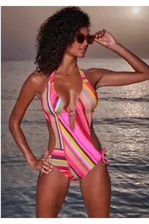 Bruno Banani Monokini mit edlem Zierring orange 40