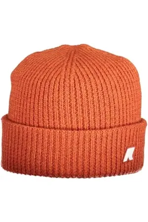 K-Way Strickmütze Stylische Herrenmütze in Rot mit Logo für jede Gelegenheit 6A