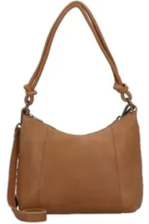 Cowboysbag Schultertasche Hobo Silvana, Leder braun