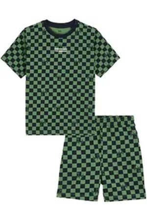 WE Fashion Pyjama grün 170/176