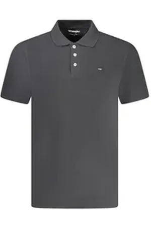 Wrangler Poloshirt Elegantes Kurzarm-Poloshirt für Herren in Schwarz 2XL