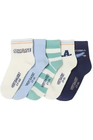 Vertbaudet Socken 5er-Pack Jungen Socken SKATER 5er-Pack blau 19/22