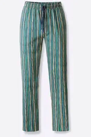 WITT WEIDEN Schlafanzug Hose lang blau|grün 60/62