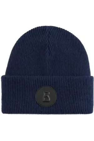 Bogner Strickmütze blau