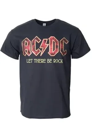 AC/DC T-Shirt Sounds Light Drums Guitar Rückenaufdruck schwarz L