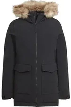 adidas Performance Wintermantel Damen Parka Hooded Fur Parka schwarz M