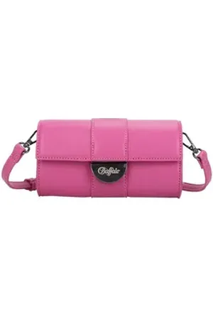 Buffalo Clutch Curve Night, mit dekorativem Clip-Metallverschluss