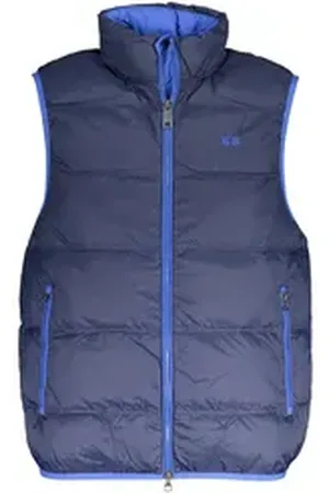 La Martina Outdoorjacke Ärmelloses Herrenhemd Blau - Stilvolle Details und Funktionalität 2XL