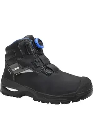 ELTEN STEFANO XXSG BOA® GTX black-blue Mid ESD S3S CI Sicherheitsstiefel (Schuhkarton, Paar) blau|schwarz 45 EU