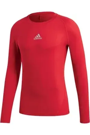 adidas Performance Unterziehshirt Herren Langarm Shirt ALPHASKIN TECHFIT1 rot XL