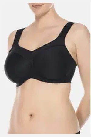 Ulla Dessous Entlastungs-BH Kate (1-tlg) Sport und Entlastungs-BH mit Bügel schwarz 70