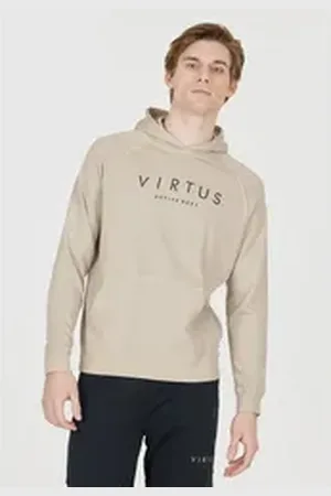 Virtus Kapuzensweatshirt Bold mit praktischer Kapuze beige|grau S