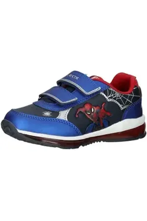 Geox Sneaker Lederimitat/Textil Sneaker blau|rot 20 EU