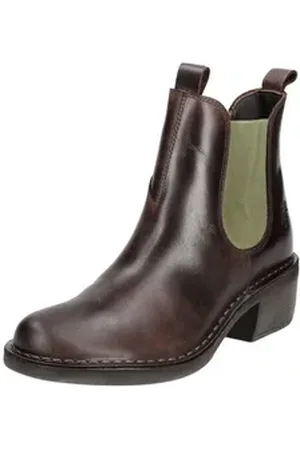 Fly London Stiefelette Leder/Textil Stiefelette braun 37 EU