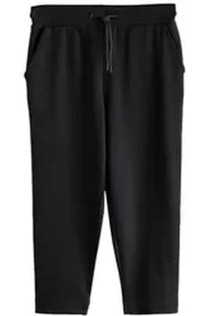 Next Jerseyhose Hochwertige Jersey-Jogginghose mit konischem Bein (1-tlg) schwarz 26,5