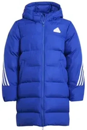 adidas Performance Wintermantel Kinder Parka Future Icons Long Padded Kids Jacket blau 140