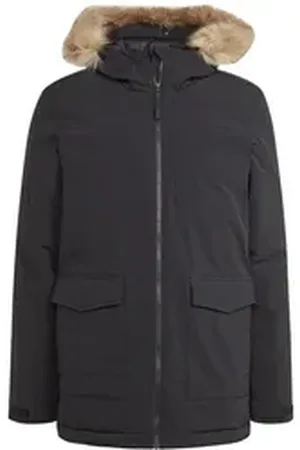 adidas Performance Wintermantel Herren Parka Hooded Fur Parka schwarz M