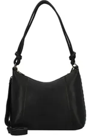 Cowboysbag Schultertasche Hobo Silvana, Leder schwarz