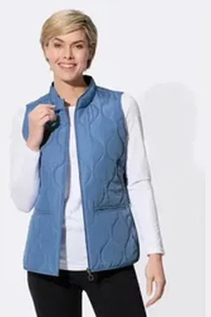 WITT WEIDEN Jerseyweste Steppweste blau 50