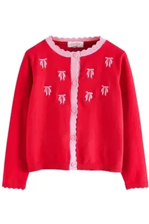 Next Strickjacke Cath Kidston Strickjacke (1-tlg) rot 68-74 (6-9 Mon.)