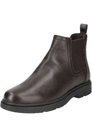Geox Stiefelette Leder/Textil Stiefelette braun 45 EU