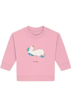 Mr. & Mrs. Panda Longpullover Einhorn Schnuller 12. - 18. Monat - Cotton Pink - Geschenk, Einhörner (1-tlg) rosa 12. - 18. Monat