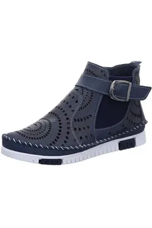 GEMINI Damen Stiefelette blau 42
