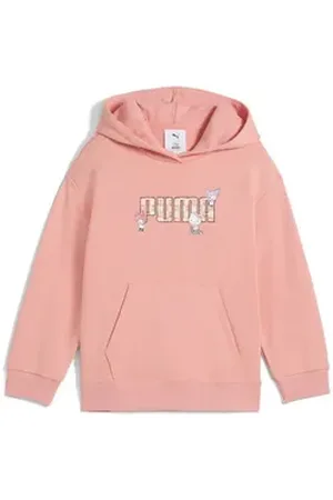PUMA Kapuzenpullover x HELLO KITTY AND FRIENDS Relaxed Hoodie Mädchen rosa 110