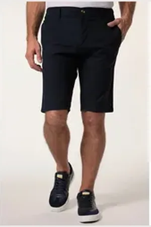 Boston Park Bermudas Chino-Bermuda Bauchfit Straight Fit blau|schwarz 64