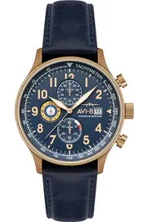 Avi-8 Quarzuhr AV-4011-0Q Herrenuhr Hawker Hurricane Classic Chronograph 43mm 5 AV-4011-0Q Herrenuhr Hawker Hurricane Classic Chronograph 43mm 5ATM