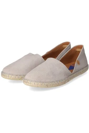 Verbenas Damen Slipper/ Espadrilles CARMEN CALPE Grau Rauleder Pumps grau 38 EU