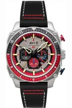 Avi-8 Quarzuhr AV-4100-03 Herrenuhr Hawker Hunter Dual Time Chronograph 43mm 5A AV-4100-03 Herrenuhr Hawker Hunter Dual Time Chronograph 43mm 5ATM