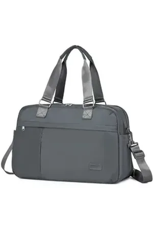 Kono Reisetasche Multifunktionale Tragetasche Bag mit Erweiterbarem Fach und Nass grau