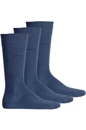 HUGO BOSS Kurzsocken Herren Socken 3er Pack Baumwolle (Packung, 3er Pack) blau 43-46