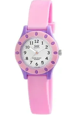 Q&Q Quarzuhr VQ13J012Y Kinderuhr mit Silikonarmband, 10 Bar wasserdicht