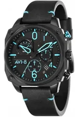 Avi-8 Quarzuhr AV-4052-05 Lafayette Chronograph 45mm 5ATM schwarz