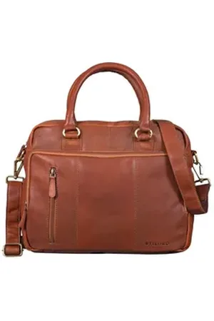 STILORD Laptoptasche "Adam" Vintage Laptoptasche 13,3 Zoll Leder braun